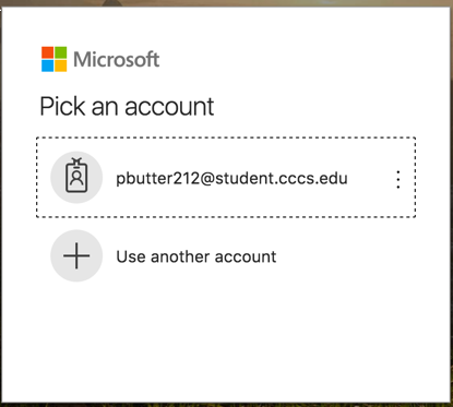 Office365 account sign in screen