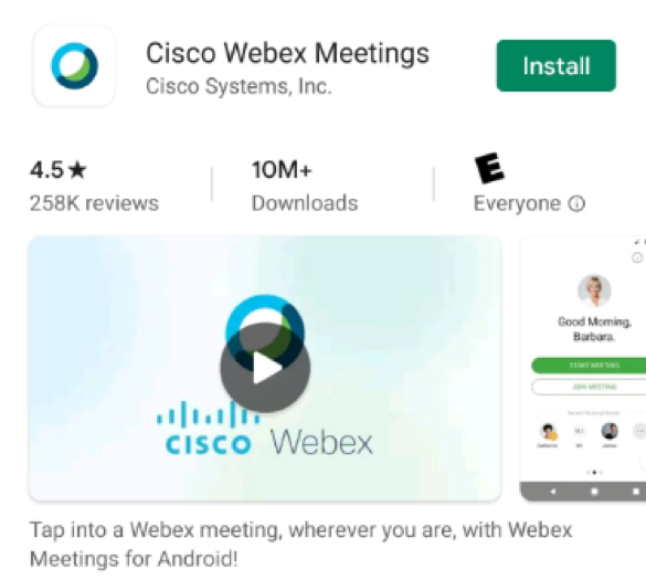 Download webex