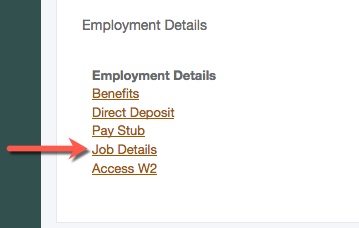 Portal Employee Job Details