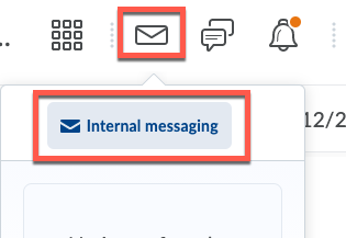 D2L Internal Messaging Icons