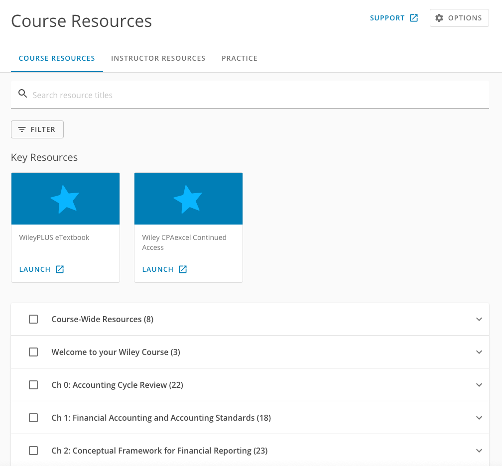 Wiley Course Resources