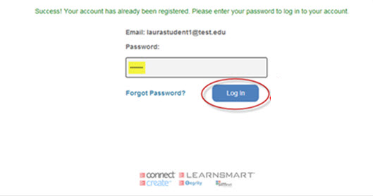 Connect enter password window