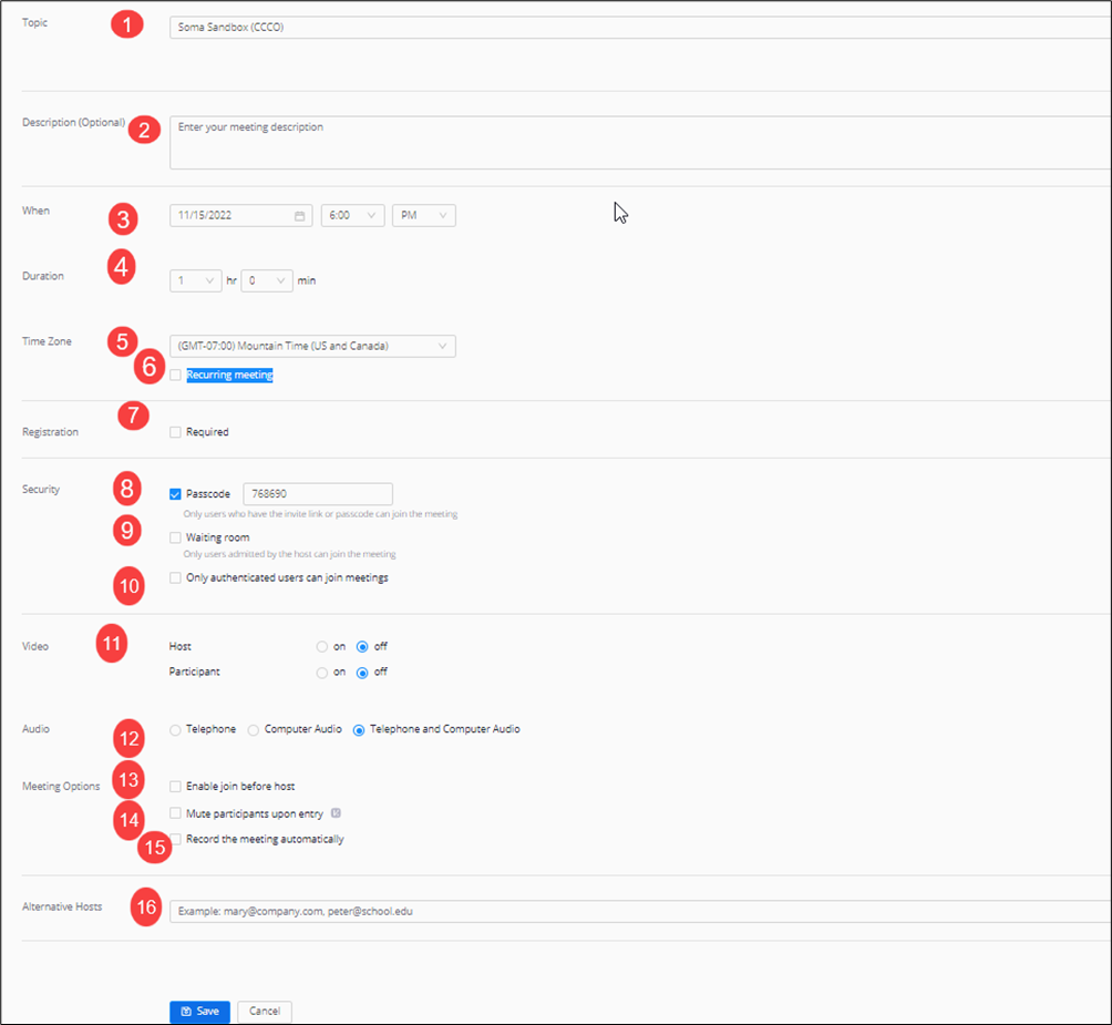 How to create and schedule a Zoom meeting from within D2L for it to