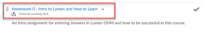 lumen ohm assessment all about functions