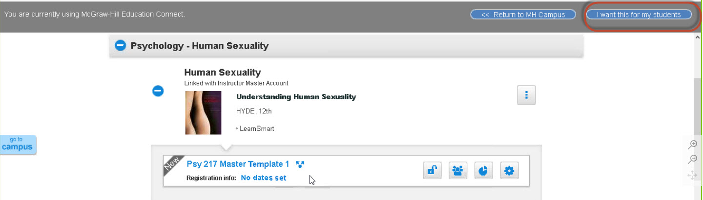 McGraw Hill Connect--I want this for my students button